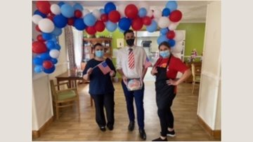 Wigston care home celebrate Independence Day